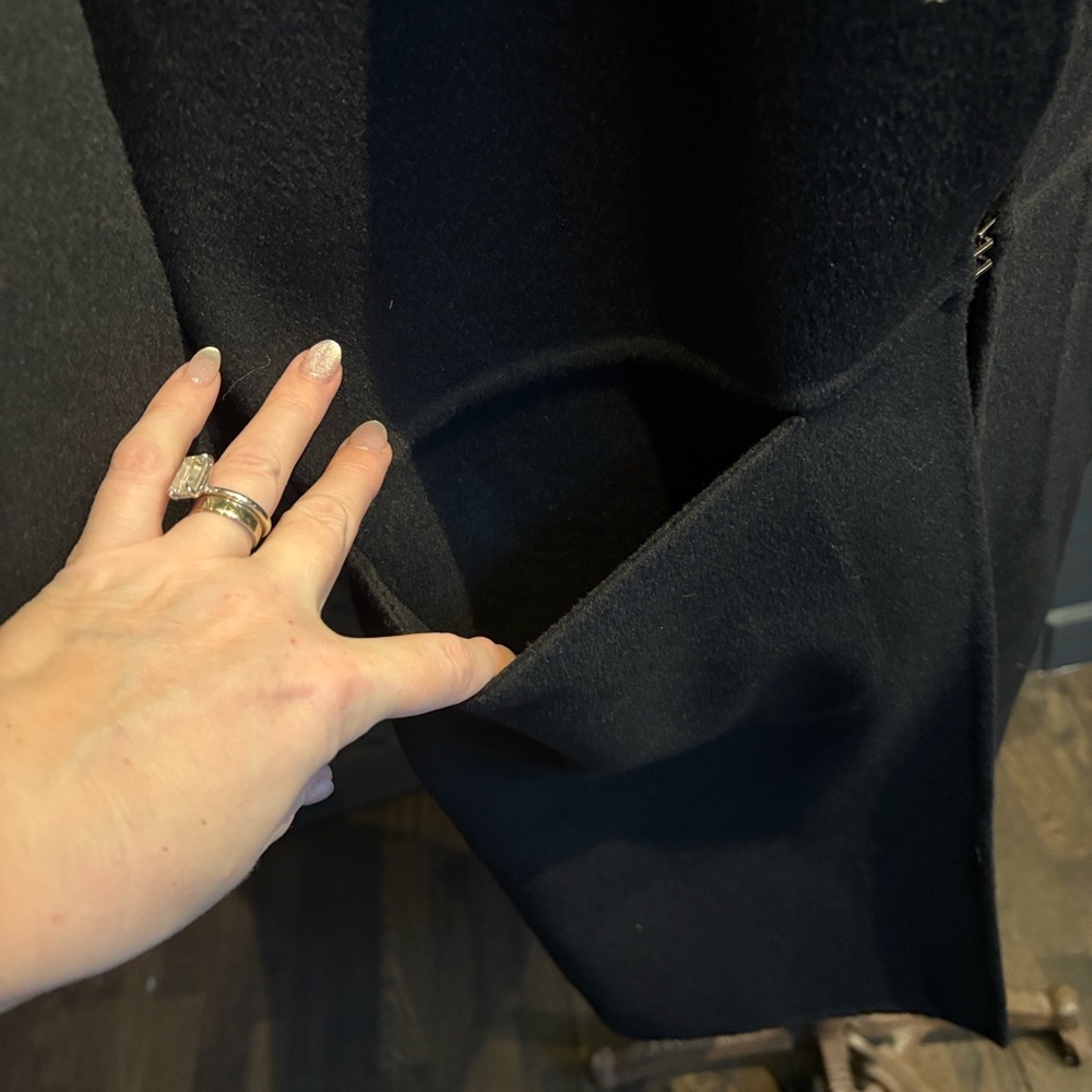 BNWOT Zac Posen double face unlined coat - Picture 3 of 7